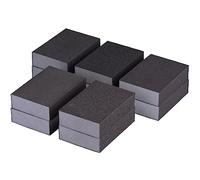 Sand papersha 10PCS Reusable Sanding Sponges - Wet/Dry Washable Sandpaper Blocks for Wood, Metal, Plastic, and More(60grit)