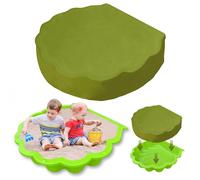 Sand Pit Shell Cover Green Sandpit Covers Waterproof Protection Cover Sandbox for Sandpit Pool Sand Box Garden Furniture 39.4 x 6 Inch Tarpaulin 210D
