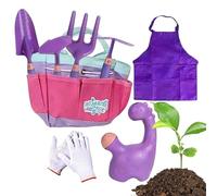 Sand Play Set - Beach Trolley | Gardening Tools - Large Sand Digging Toy Kit with Shovel, Rake, Bucket and Wheeled Trolley - Ideal for Boys and Girls