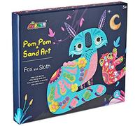 Sand/Pom Pom Art Fox and Sloth