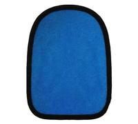 Sand Remover Mitt - Outdoor Cleaner, 4 Way Silicone Scrubber Nodule Texture For Beach Kids | 3mm Raised Bumps, Loop Attachment Clip, 10 Second Fast Drying, 6 Inch Wide Mitt, 30 Wash Cycle Durability