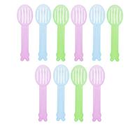Sand Shovel for Hamster Cage Cleaning, 10PCS Mix-Color Plastic Pet Scoop with Ergonomic Handle, Small Shovel for Sand, Litter, Waste, Food - Hamster, Rabbit, Guinea Pig Cleaning Tool Supplies