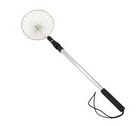 Sand Sifter For The Beach - 11cm Telescopic Shell Scooper Shovel, Retractable Long Handle Stainless Steel Wire Mesh Basket, Adjustable Sea Glass Shark Tooth Rake - For Beachcombing Outdoor