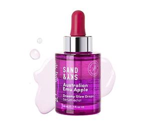 Sand & Sky Australian Glow Berries Plumping Glow Drops Serum with Vitamin C & Hyaluronic Acid - Fine Line Reducing, Brightness-Boosting, 1 fl oz