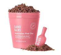 Sand & Sky Australian Pink Clay Exfoliating Body Scrub with Macadamia Oil - Smoothing Shimmer Body Polish for Cellulite Reduction, Helps with Keratosis Pilaris, 6.8 oz