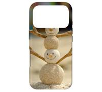 Sand Snowman Summer Beach Tropical Winter Case for iPhone 17 Pro