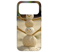 Sand Snowman Summer Beach Tropical Winter Case for iPhone 17 Pro Max