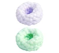 Sand Squishys | Crunchy Squishys Stress Ball | Moldable Stress Ball | Slow Rise Sensory Fidget Toy for Kids & Adults, Focus, Silent Desk Toy, 2pcs