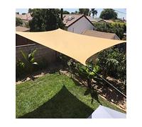 Sand Sun Shade Sail Rectangle Polyester Oxford Fabric Sunscreen Awning Pergola Shade Sails Canopy UV Block Waterproof for Yard Patio Lawn Garden Outdoor, Multiple Sizes