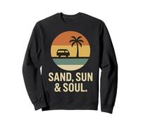 Sand Sun & Soul Sunset Palm Tree Sweatshirt