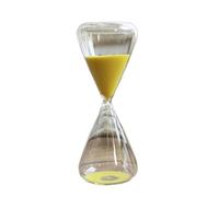 sand timer, hourglass decor, Sand Glass Hourglass Timer 2 pcs Multicolor 5-30 min Clock Home Decoration(Yellow,30min)