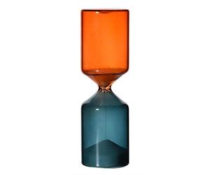 Sand Timer, Two Color in One Glass Hourglass Clock Timer with 10/30/60 Minutes for Home Office Ornament Birthday Gift(L)