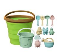 Sand Toys Beach Foldable Fruit Bucket, Colorful Playset, Outdoor Activity Kit, Creative Building Tools, Portable Fun Design | Sand Set with Foldable Parts for 3 Years E