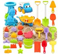 Sand Toys for Kids | 30-pieces Fun Exploration Building Play Digging Tool,Beach Toys - for Outside Pool Water Swimming Diving Summer Vacation Family Outdoor