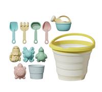 Sand Toys for Kids, Beach Digging Game, Folding Fruit Bucket, Outdoor Play Set for Ages 3+ Building Backyard Camping Swimming Pool Vacation Fun Durable Toys, Portable Design