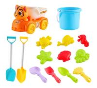 Sand Toys Set, Color Building Kit, 14pieces Sandbox Play Set with Creative Construction Tools, Kids Sand Collection with Colorful Learning Elements, Sandbox Playset, Sands Toy for Backyard Party Fun