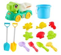 Sand Toys Set, Color Building Kit, 14pieces Sandbox Play Set with Creative Construction Tools, Kids Sand Collection with Colorful Learning Elements, Sandbox Playset, Sands Toy for Backyard Party Fun
