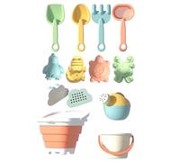 Sand Toys Set - Kids Interactive Tools, Colorful Play Accessories | Complete and Shovel Kit Lawn, Poolside, Camping Activities, Indoor Fun Encourage Imaginat