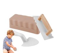 Sand Toys,Travel Shovel Brick Mold Beach Toys | Outdoor Activities Reusable Building Kit for Pool Relaxation Camping Play Girls Boys Party Vacation Outside Park Poolside