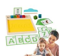 Sand Tray Toys Wooden | Letter Writing Sand Box,Alphabet Learning Tool for Classroom Preschool Special Education Kindergarten