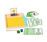 Sand Trays for Classroom, Letter Writing Sand Box, Sensory Game for Word Learning Kindergarten Special Education Classroom Girls Son Daughter