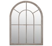 vidaXL Mirror Sand 60x45 cm Iron for Indoor Use, Cream