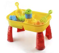 KandyToys Sand and Water Table with Lid and Accessories - Kids Outdoor Play Garden Sandpit