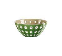 Sand White Moss Green BOWL "LE MURRINE" Ø25cm