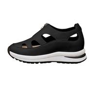 Sandal Charms for Flip Flops Elegant Cutout Casual Sandals With Hidden Front Zipper Lightweight Comfort Footwear for Everyday Wear 'S Beach Shoes for Beach Park
