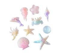 Sandal Charms Sea Theme Decoration | Resin Shoe Decor for Women Sandal Summer Pool Party Birthday Vacation Travel