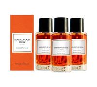 Sandal Wood Pheromone Perfume For Men, 50ml Sandalwood Perfume Spray, Long Lasting Fragrance, Wooden Fragrance Perfumes, Sandal Musk Perfumes For Women Men (3PC)
