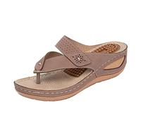 Sandales CompenséEs Femme Confortables éLéGantes Chic BohèMe Sandales StyléEs Avec Finition SoignéE à La Mode Respirantes Ciabatte Donna SophistiquéEs Pour Vacances