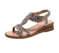 Sandales Plateforme Femme Confortables éLéGantes Chic BohèMe Sandales Confort Toute La JournéE Effet Bijou à La Mode Respirantes Ciabatte Donna SophistiquéEs Pour Quotidien