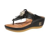 Sandales Plateforme Femme Confortables éLéGantes Chic BohèMe Sandales DéContractéEs Semelle Confortable à La Mode LéGèRes Ciabatte Donna SophistiquéEs Pour SoiréE