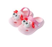 Sandals 44 for Toddlers and Kids, Soft EVA Material with Cute Crab Design, Breathable, Comfortable, Lightweight, Daily Use, Indoor Play and Shoes For Kids, pink, 9 UK