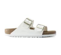 Sandals Birkenstock Arizona Birko-Flor Patent Blanc 40