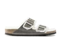 Sandals Birkenstock Arizona Shearling Embossed Oiled Leather Gris 37