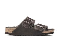 Sandals Birkenstock Arizona Suede Leather Fur Marron 41 Étroit