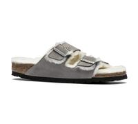 Sandals Birkenstock Arizona Vl Stone Coin Lammfell Gris 40 Étroit