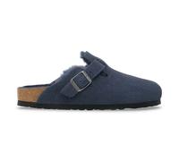 Sandals Birkenstock Boston BS Suede Leather/ Fur New Navy Bleu 41