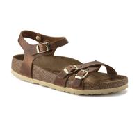 Birkenstock Kumba Tan Leather Womens Comfortable Sandals 102148911 in a Plain Leather in Size 39