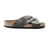 Sandals Birkenstock Lugano Waxy Leather Vert 40