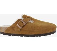Birkenstock Boston VL Shearling Suede Leather Unisex Clogs Colour: Min