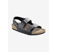 BIRKENSTOCK Milano Black Birko-Flor Sandals Size: 36, Colour: Bke