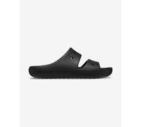 Crocs Unisex Adults, Classic Sandal v2, Black, 8 UK Men/ 9 UK Women