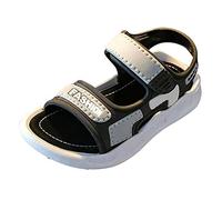 Sandals for Girls - Beach Shoes Princess Shoes Flowers Flat Summer Shoes Sandals Non-Slip Sandals Sports Sandals Lightweight Comfortable Children's Shoes Beach Sandals Size 21-36, I, 8.5 UK