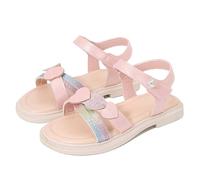 Sandals for Girls Heart Detail Single Strap Soft Sole Summer Ready Princess Sandals Kids Ideal for Fairy Themed Events and Girls Fashionable Wear
