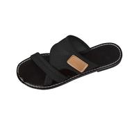 Sandals for Women 2025 Summer Breathable Hollow Mesh Slide Sandals Comfortable Trendy Beach Casual Orthopedic Shoes (Black, 9.5)