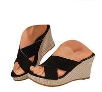 Sandals for Women 2026,Orthopedic Support Wedge Sandal Fashion Comfortable Peep Toe Slip On Non Slip Platform Rome Sandals Summer Casual Lightweight Outdoor Beach Party Walking Shoes