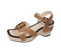 Sandals for Women Beach Casual Seaside Flat Slipper Shoes Outdoor Comfort Summer Platform Comfy Flip Flops Beach Shoes with Arch Support Wide Fit